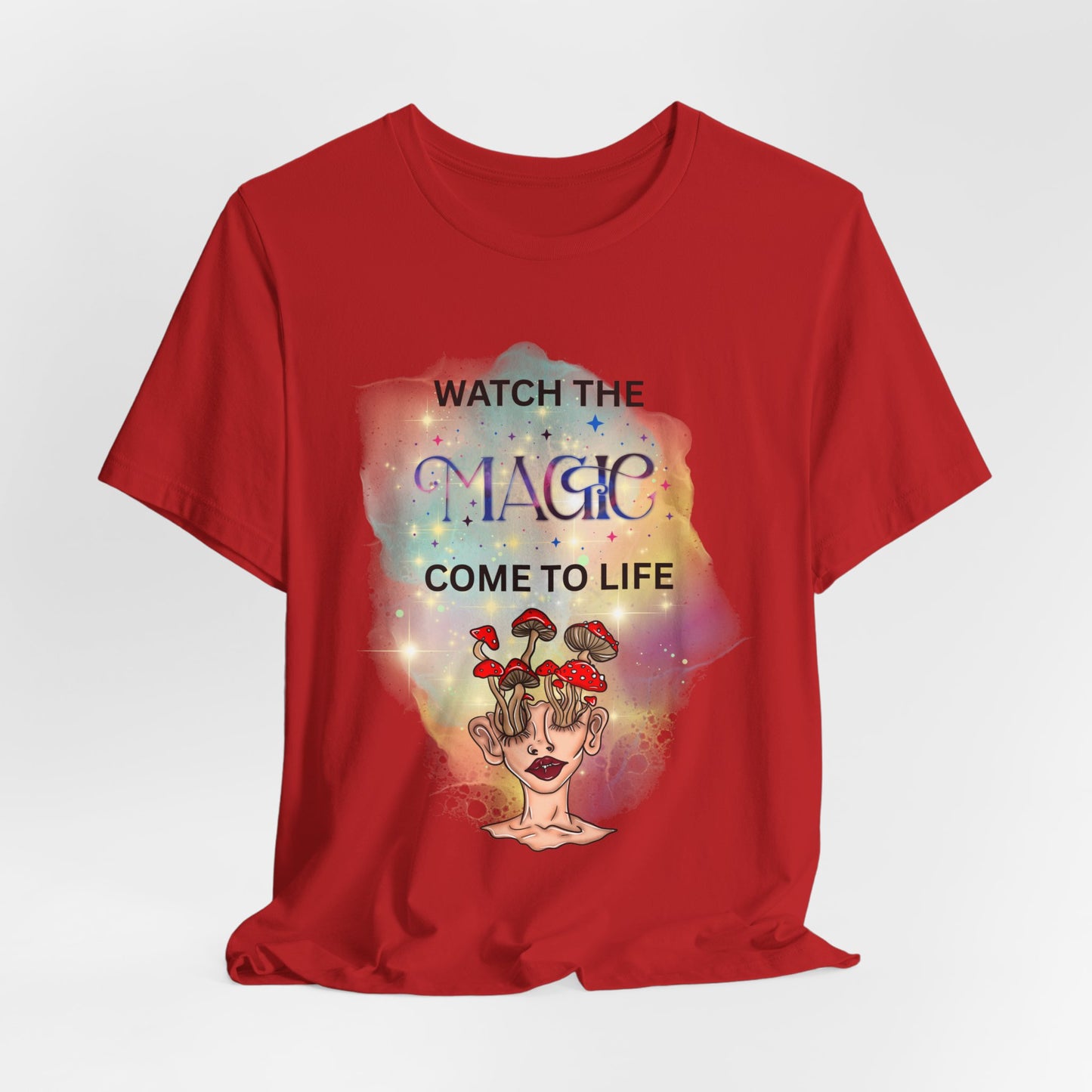 Watch the Magic Come to Life Psychedelic Graphic Tee