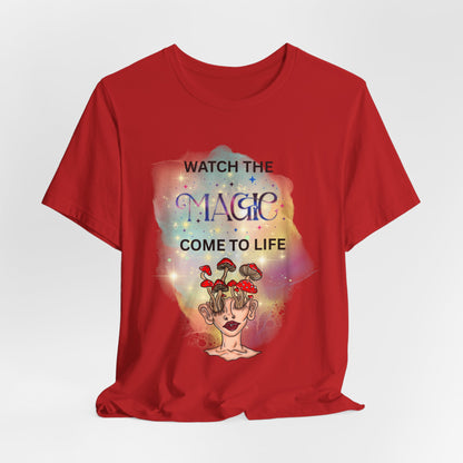 Watch the Magic Come to Life Psychedelic Graphic Tee