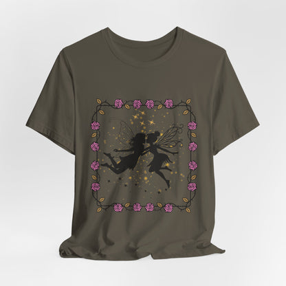 Kissing Fairies Fantasy Psychedelic Tee