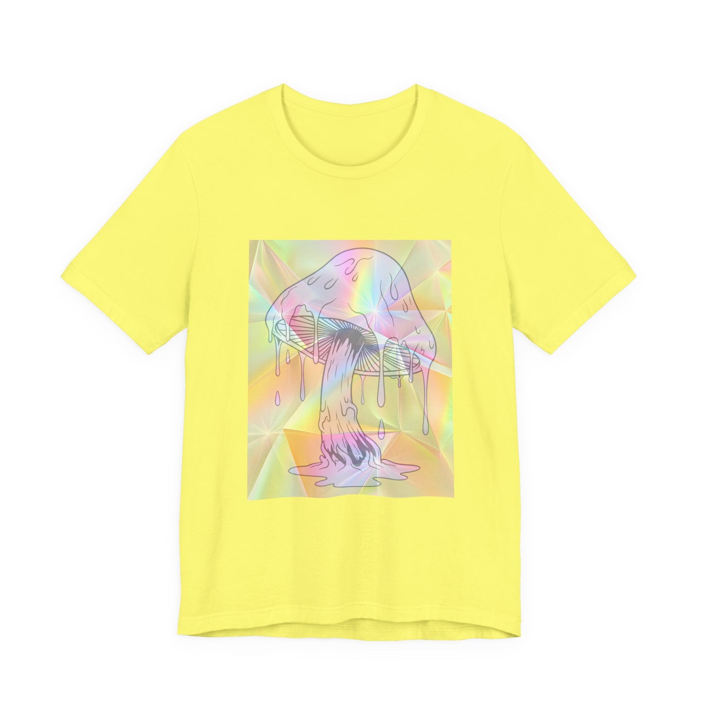 Reflective Mushroom Psychedelic Art Tee
