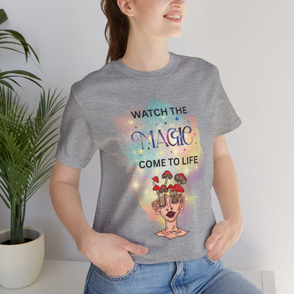 Watch the Magic Come to Life Psychedelic Graphic Tee