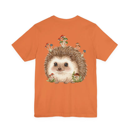 Hedgehog Mushroom Psychedelic Aniaml Graphic Tee