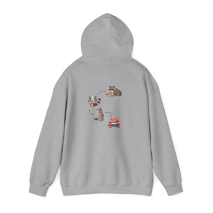 Raccoon Eating Mushroom Sweatshirt