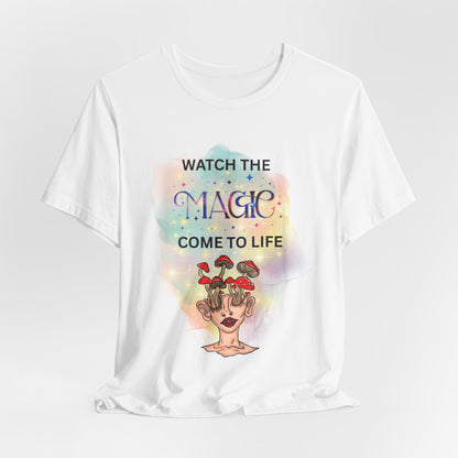 Watch the Magic Come to Life Psychedelic Graphic Tee