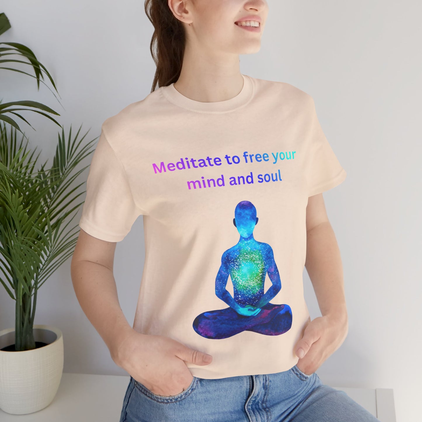 Meditate To Free Your Mind And Soul Spiritual Tee