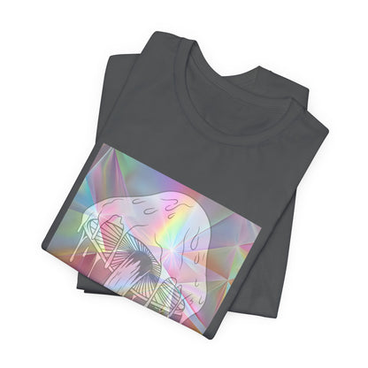 Reflective Mushroom Psychedelic Art Tee