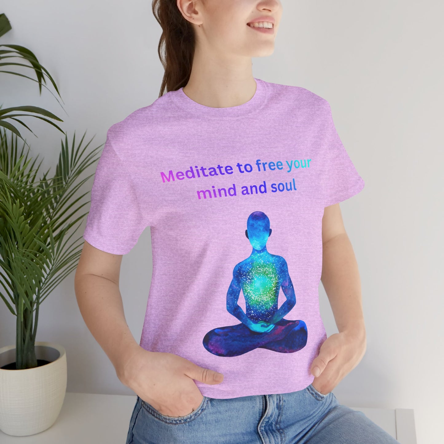 Meditate To Free Your Mind And Soul Spiritual Tee