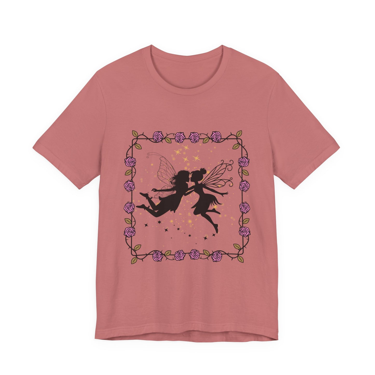 Kissing Fairies Fantasy Psychedelic Tee
