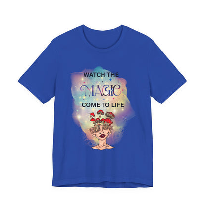Watch the Magic Come to Life Psychedelic Graphic Tee