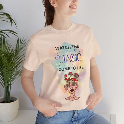 Watch the Magic Come to Life Psychedelic Graphic Tee