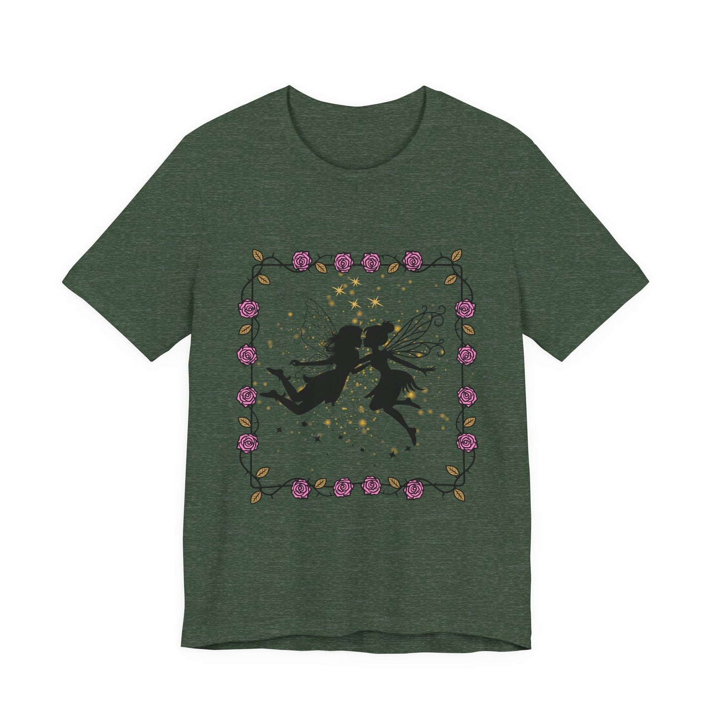 Kissing Fairies Fantasy Psychedelic Tee