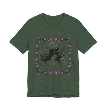 Kissing Fairies Fantasy Psychedelic Tee