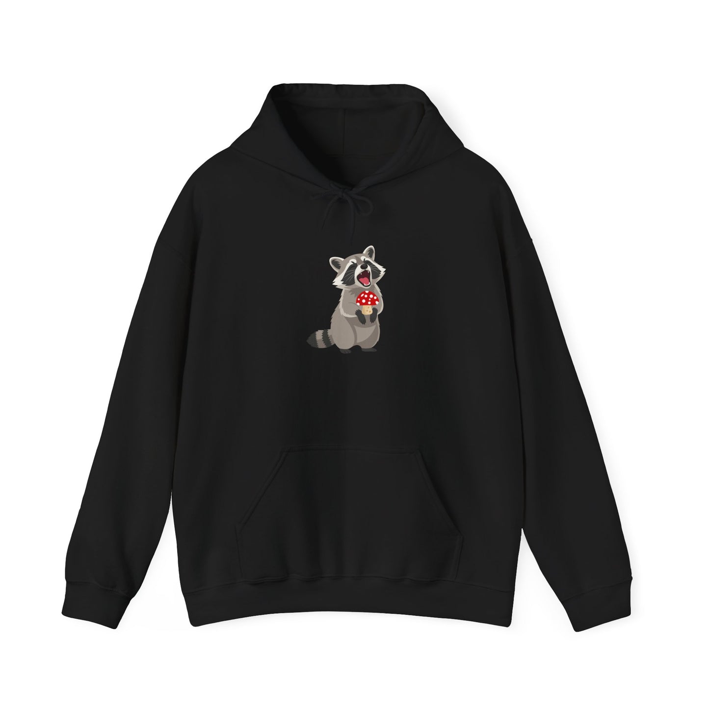 Raccoon Eating Mushroom Sweatshirt