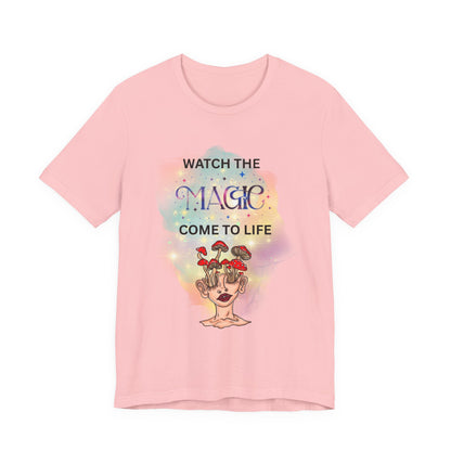 Watch the Magic Come to Life Psychedelic Graphic Tee