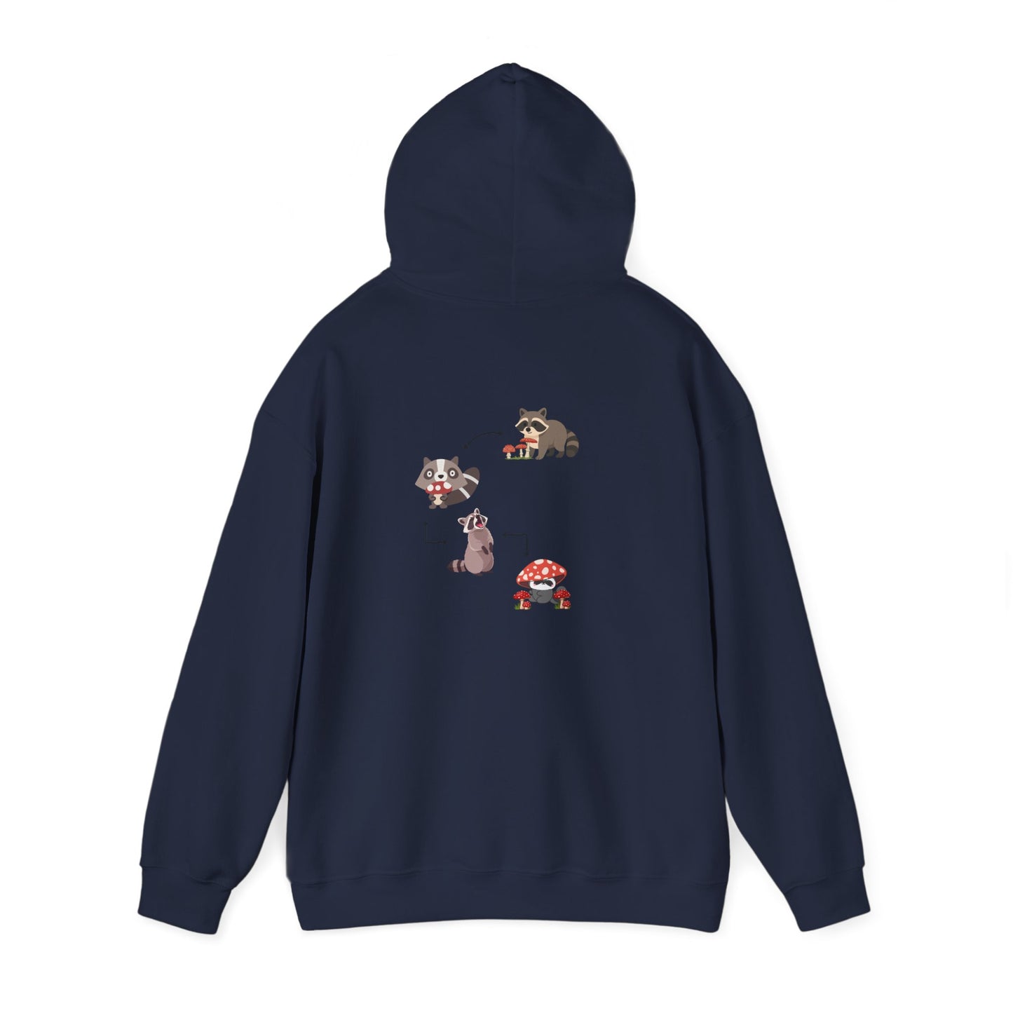 Raccoon Eating Mushroom Sweatshirt