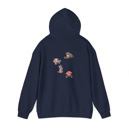 Raccoon Eating Mushroom Sweatshirt