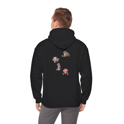 Raccoon Eating Mushroom Sweatshirt