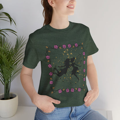 Kissing Fairies Fantasy Psychedelic Tee
