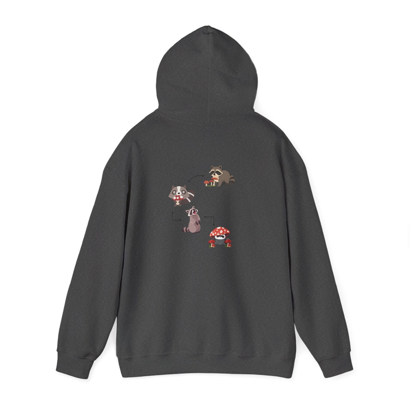 Raccoon Eating Mushroom Sweatshirt