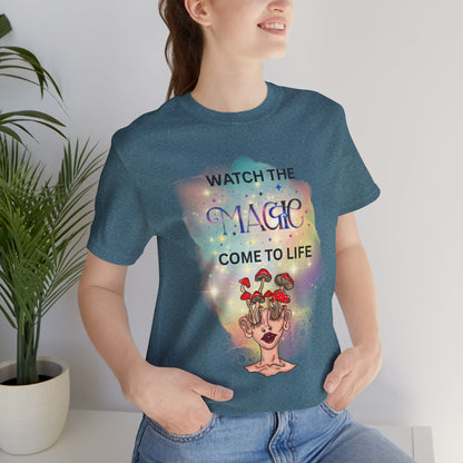 Watch the Magic Come to Life Psychedelic Graphic Tee