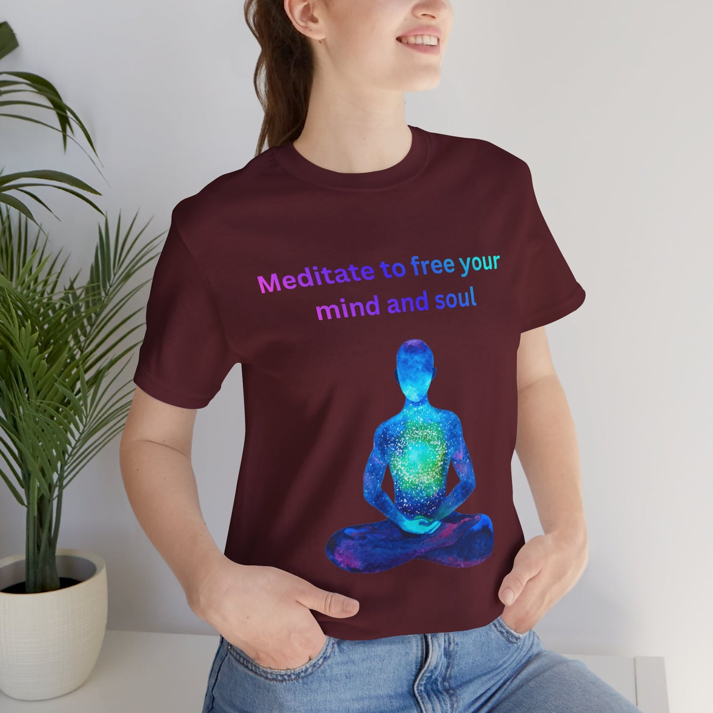 Meditate To Free Your Mind And Soul Spiritual Tee