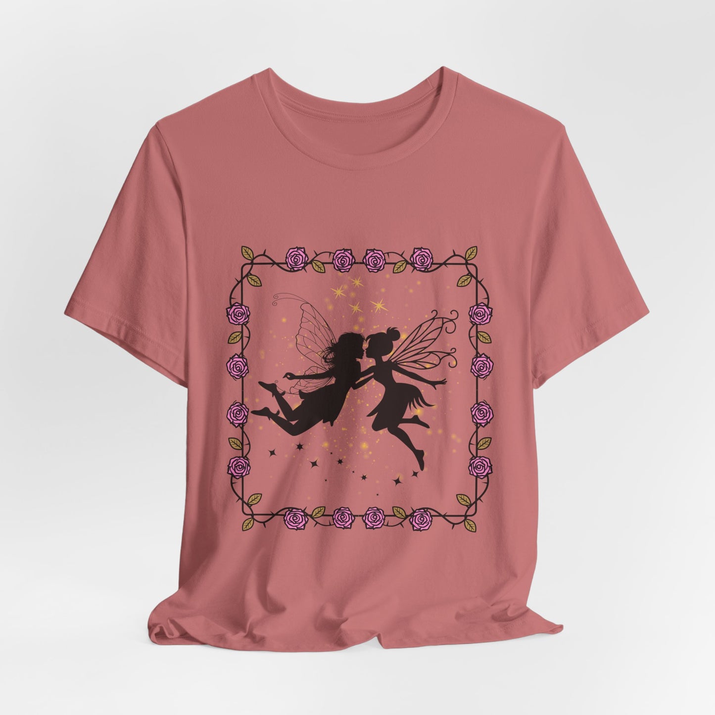 Kissing Fairies Fantasy Psychedelic Tee