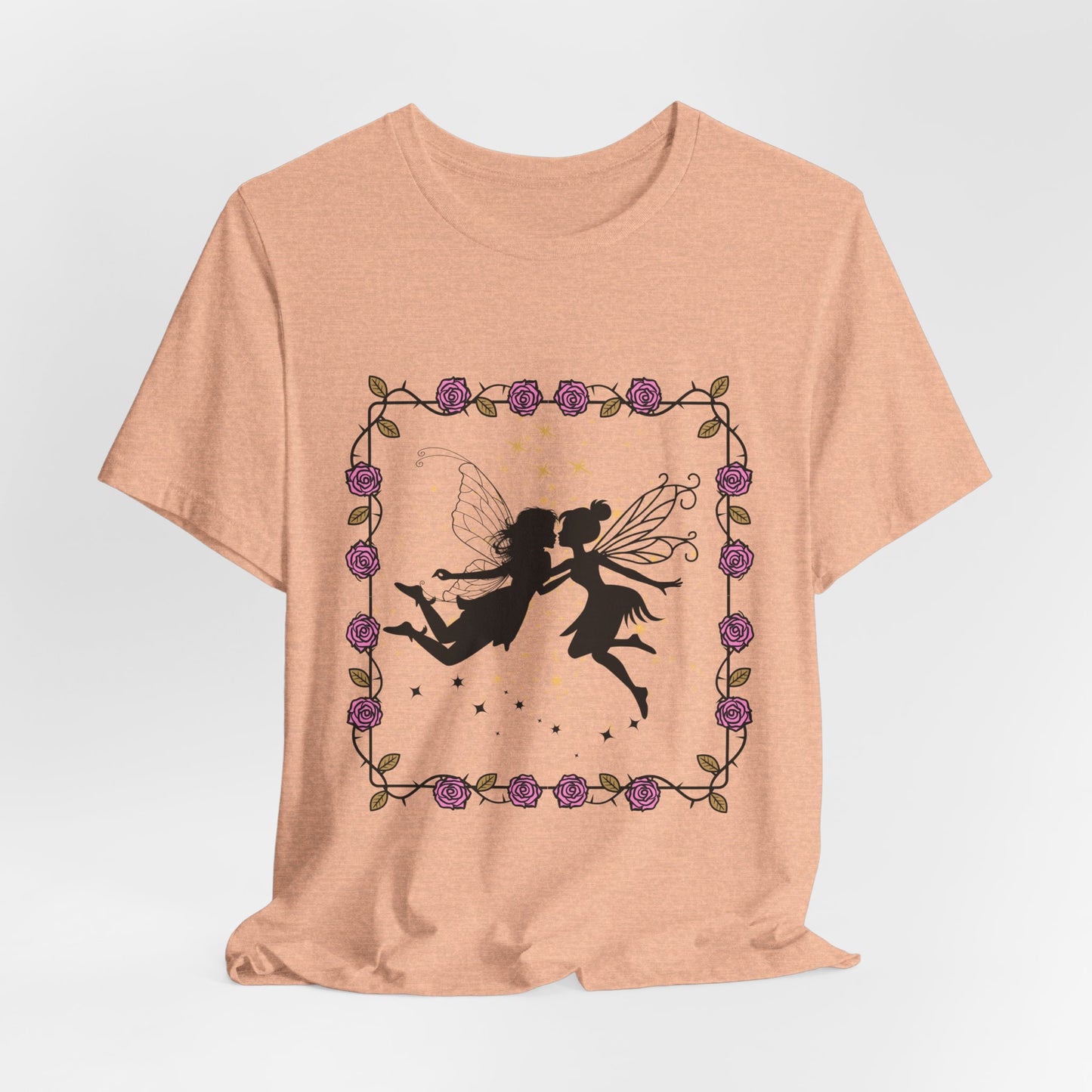 Kissing Fairies Fantasy Psychedelic Tee
