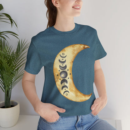 Moon phases Cresent Moon Spiritual Graphic Tee