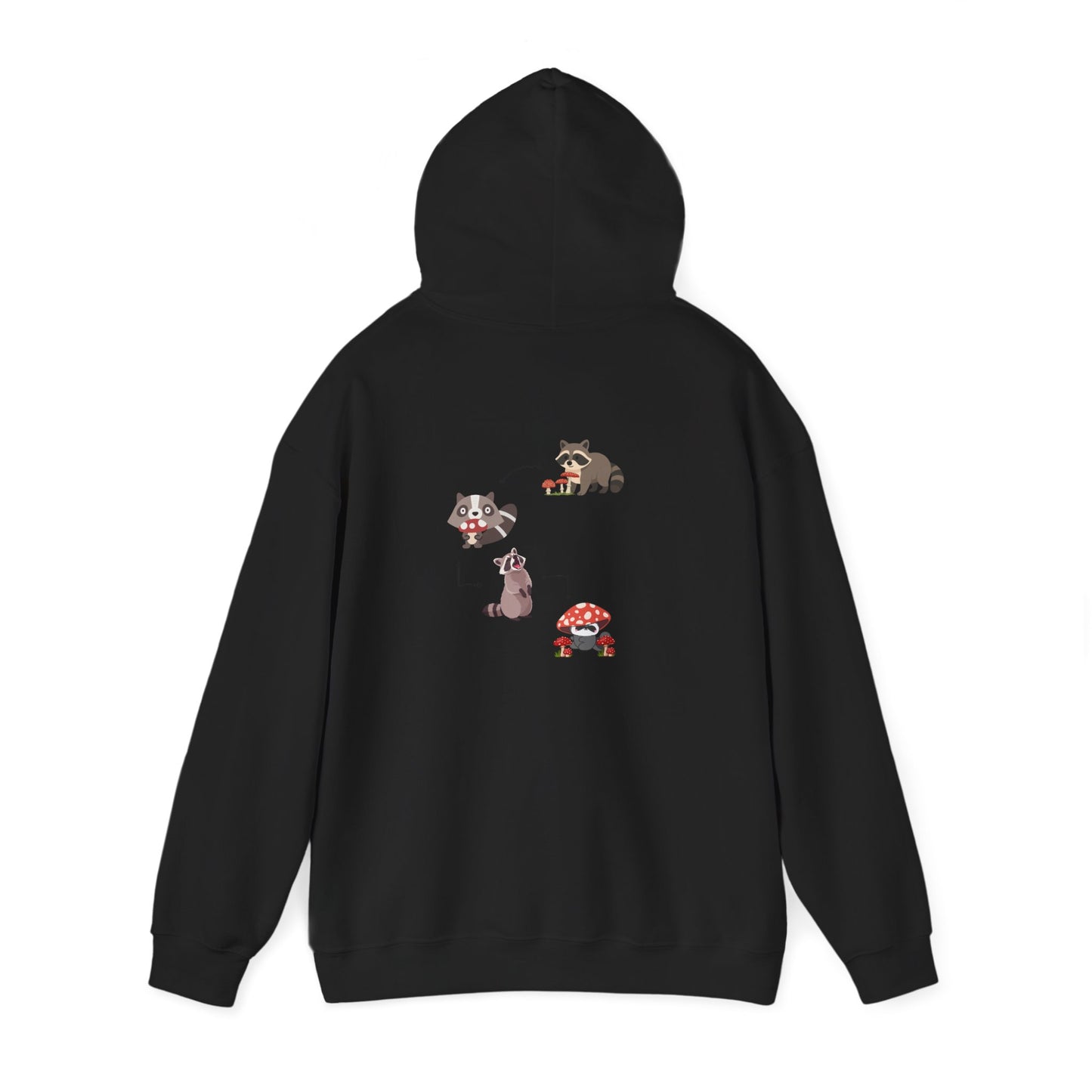 Raccoon Eating Mushroom Sweatshirt