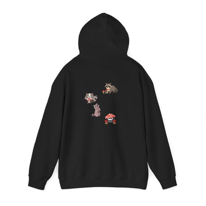 Raccoon Eating Mushroom Sweatshirt