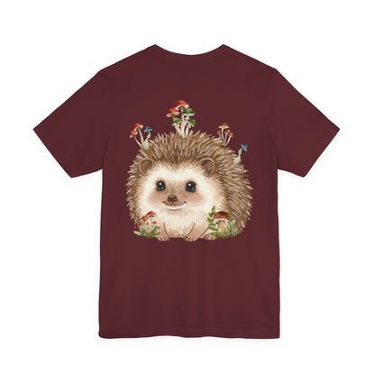 Hedgehog Mushroom Psychedelic Aniaml Graphic Tee