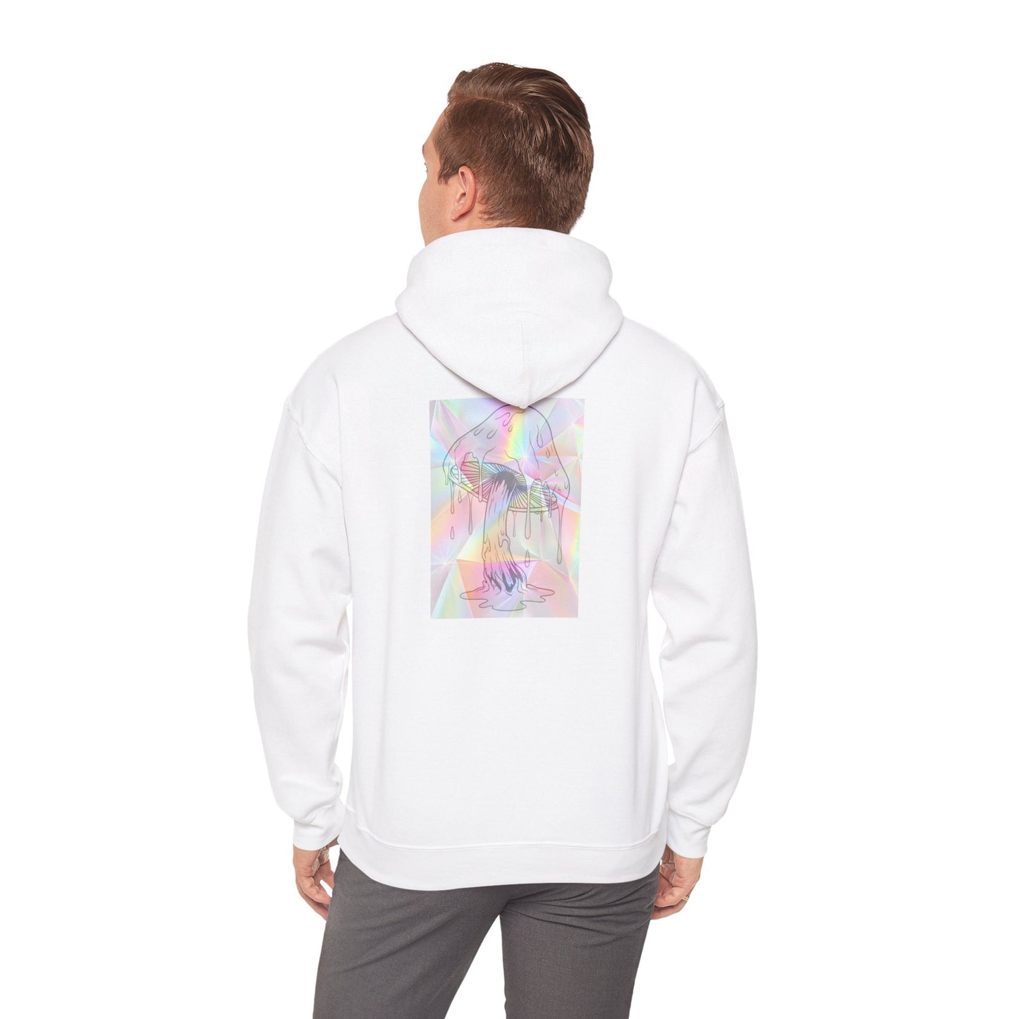 Reflective Mushroom Psychedelic Hooded Sweatshirt