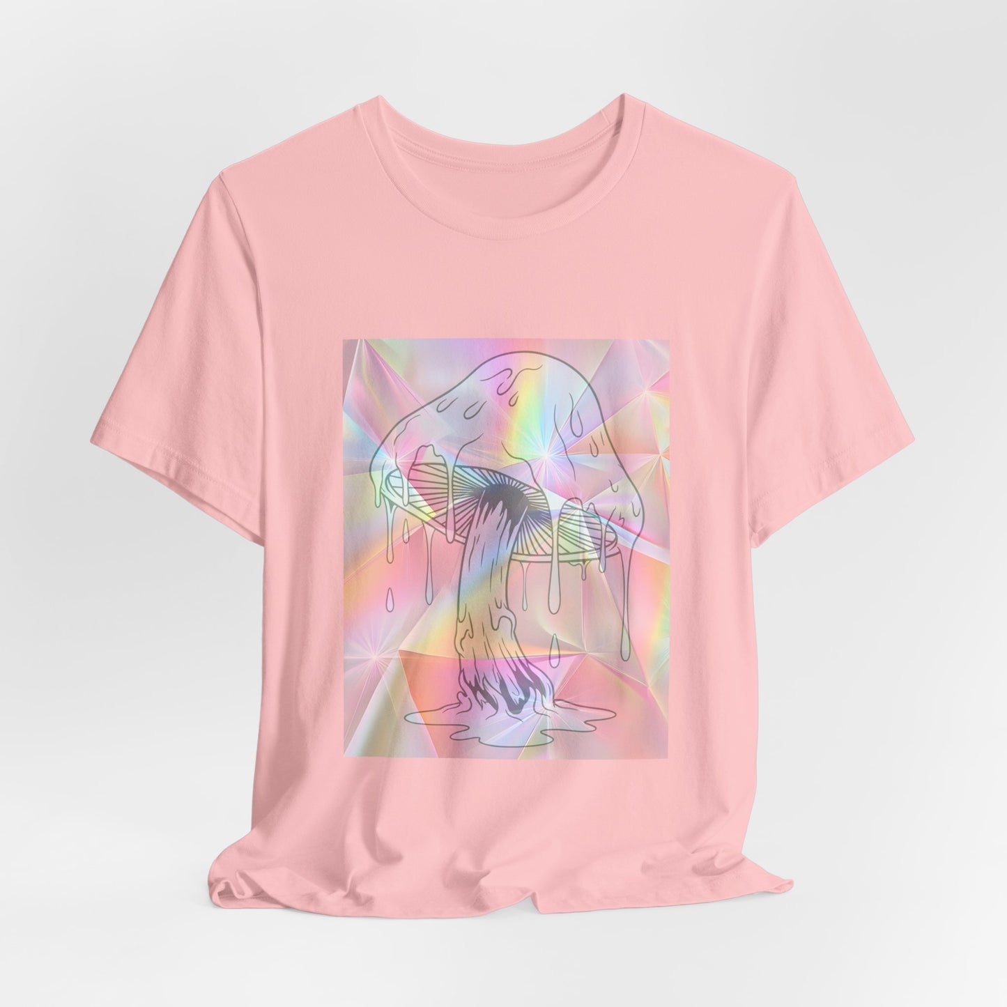 Reflective Mushroom Psychedelic Art Tee