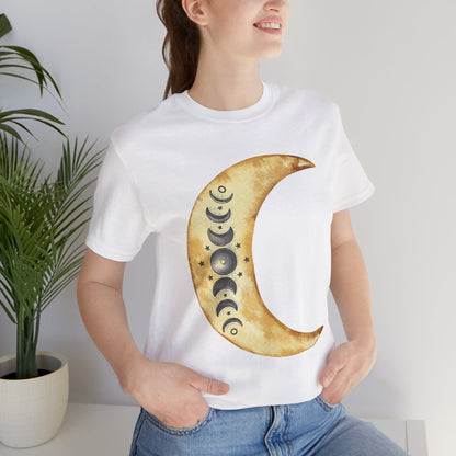 Moon phases Cresent Moon Spiritual Graphic Tee