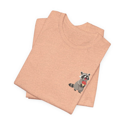 Raccoon Mushroom Psychedelic Animal Graphic Tee