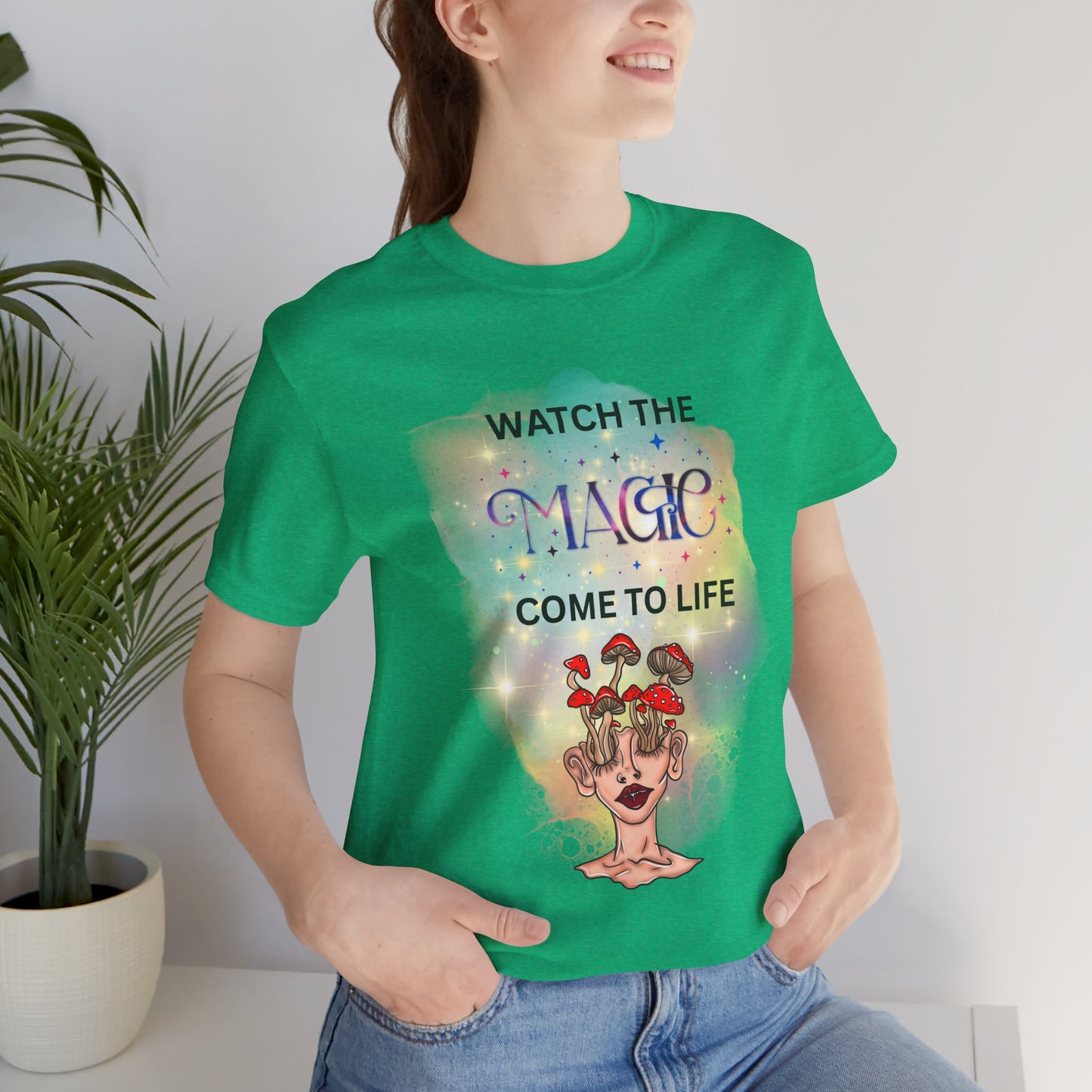 Watch the Magic Come to Life Psychedelic Graphic Tee