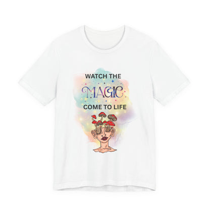 Watch the Magic Come to Life Psychedelic Graphic Tee