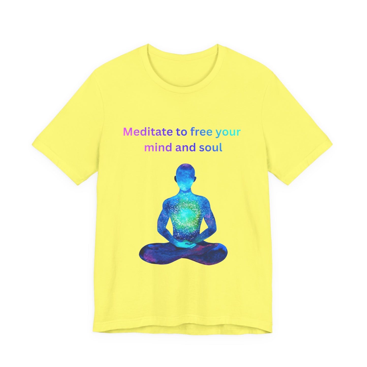 Meditate To Free Your Mind And Soul Spiritual Tee