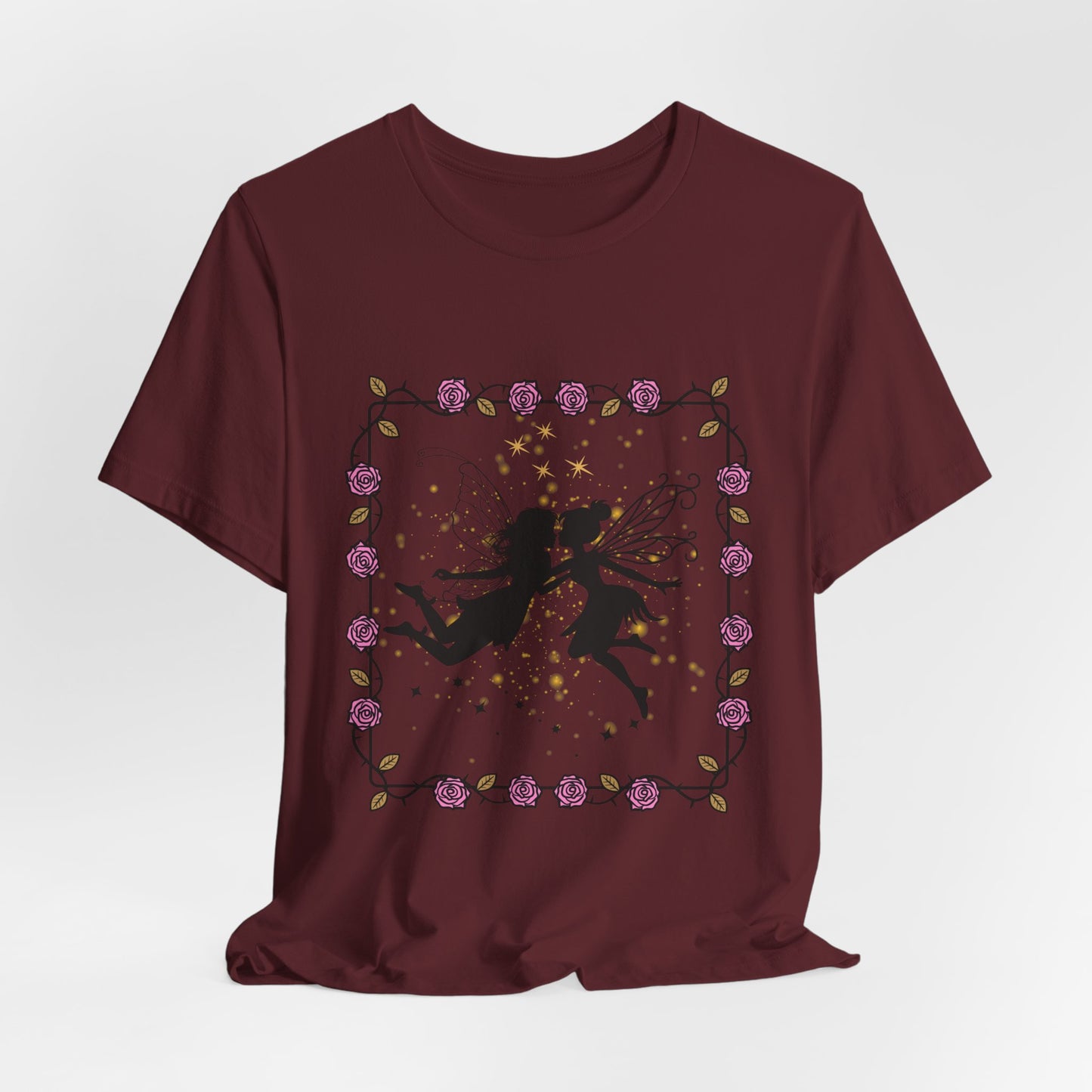 Kissing Fairies Fantasy Psychedelic Tee