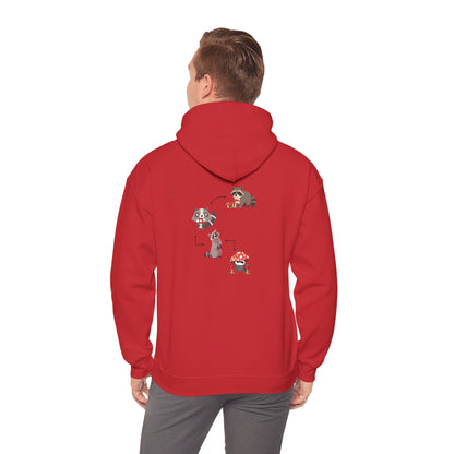 Raccoon Eating Mushroom Sweatshirt