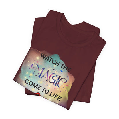 Watch the Magic Come to Life Psychedelic Graphic Tee
