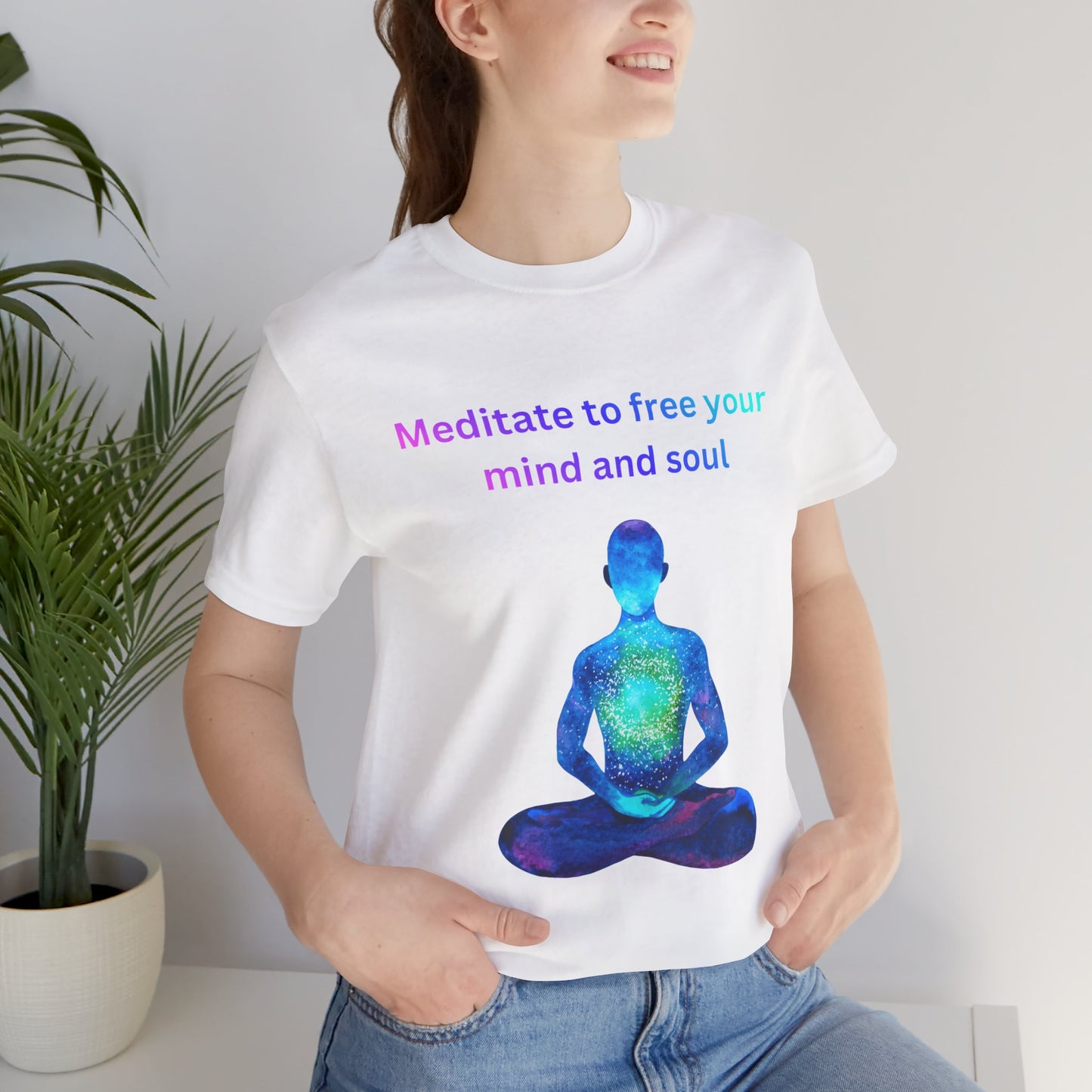 Meditate To Free Your Mind And Soul Spiritual Tee