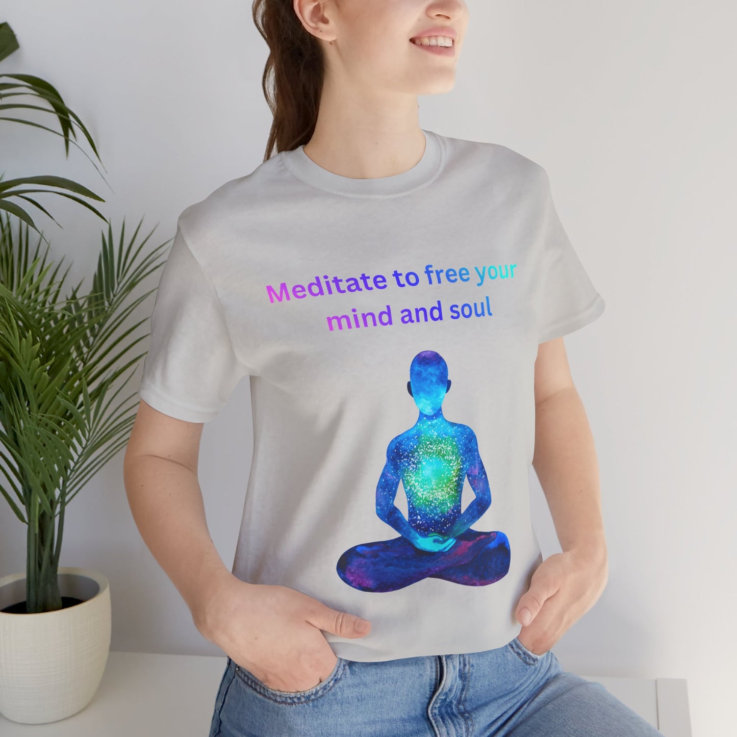 Meditate To Free Your Mind And Soul Spiritual Tee