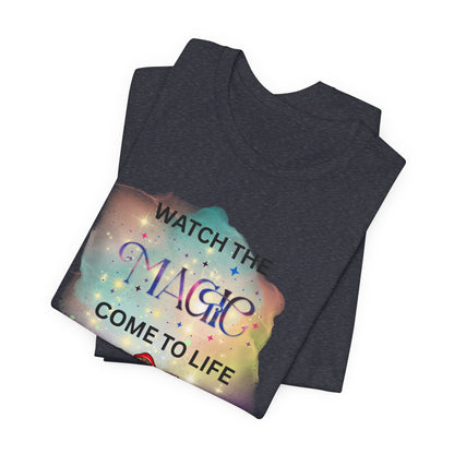 Watch the Magic Come to Life Psychedelic Graphic Tee