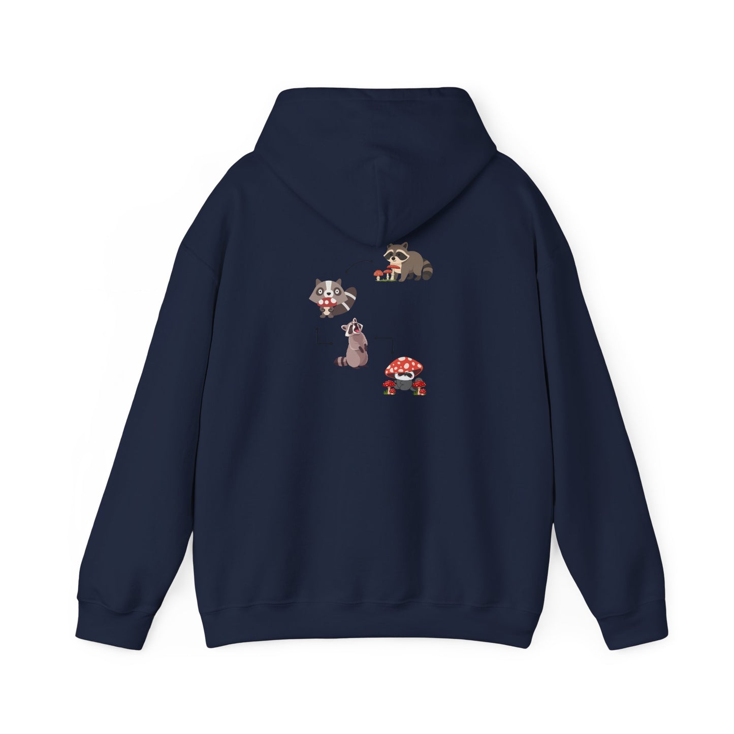 Raccoon Eating Mushroom Sweatshirt