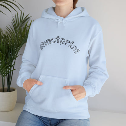 Ghostprint Logo Essential Hooded Sweatshirt