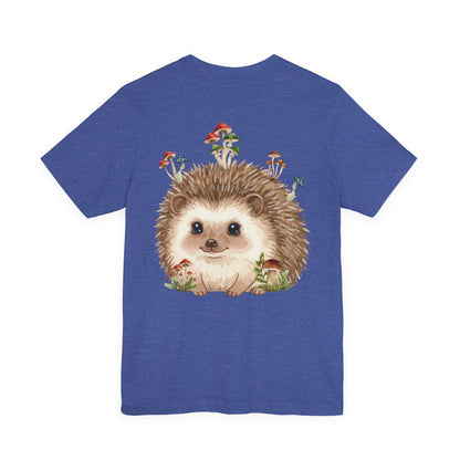 Hedgehog Mushroom Psychedelic Aniaml Graphic Tee