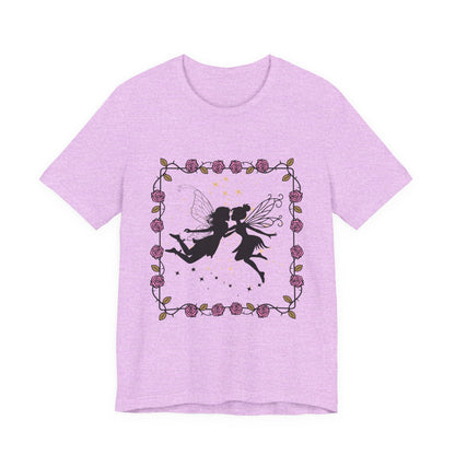 Kissing Fairies Fantasy Psychedelic Tee