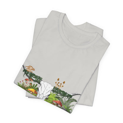 Longhorn Skull Mushroom Western Psychedelic Tee