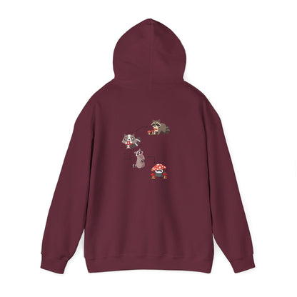Raccoon Eating Mushroom Sweatshirt